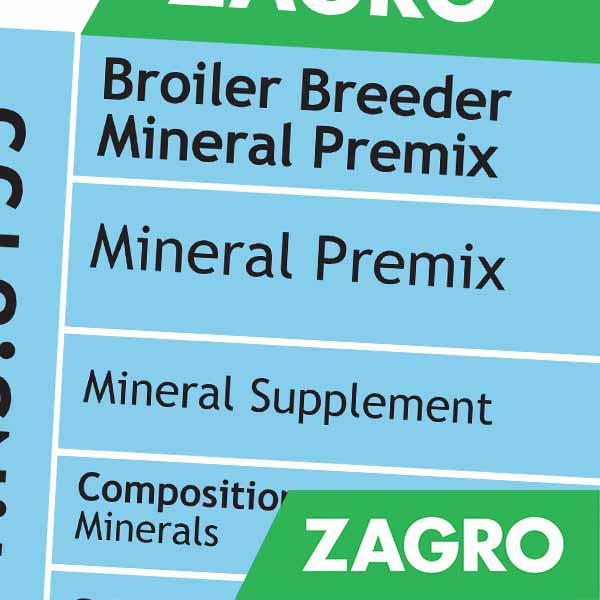 Broiler Breeder Mineral Premix
